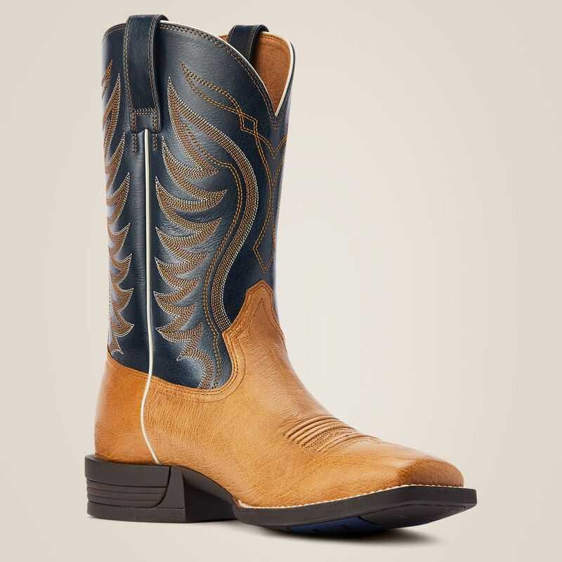 Ariat Reckoning Western Boot Antique Saddle Sq Ostrich | 963PHQTJD