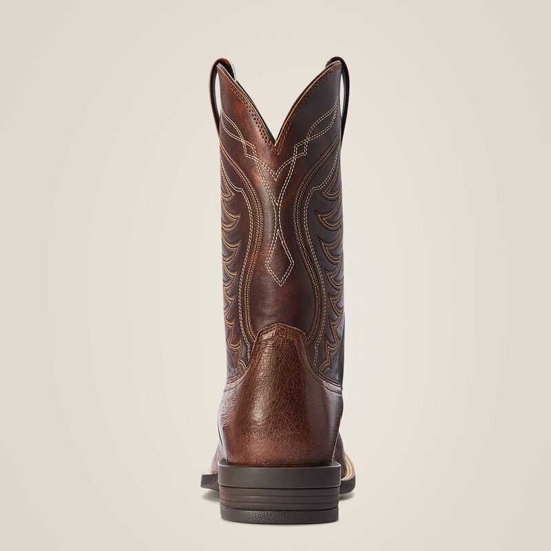 Ariat Reckoning Western Boot Dark Tabac Smooth Quill Ostric | 721ZDCTNH