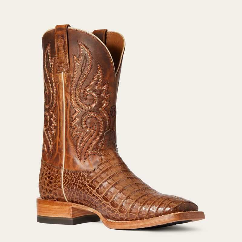 Ariat Relentless Denton Western Boot Beige | 179YUXJFD