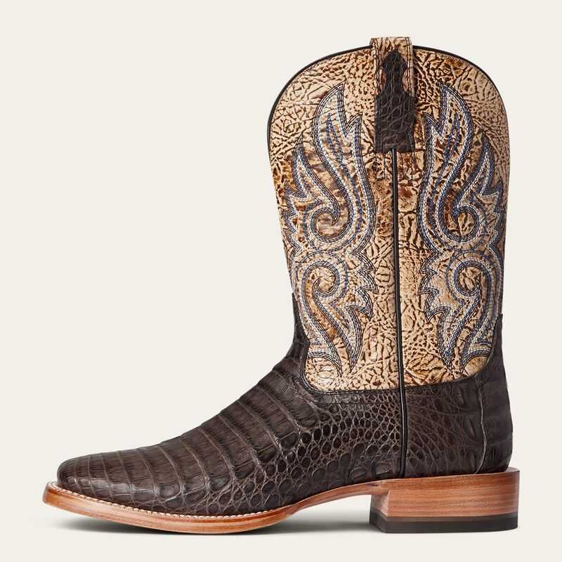 Ariat Relentless Denton Western Boot Chocolate | 634SWDOET