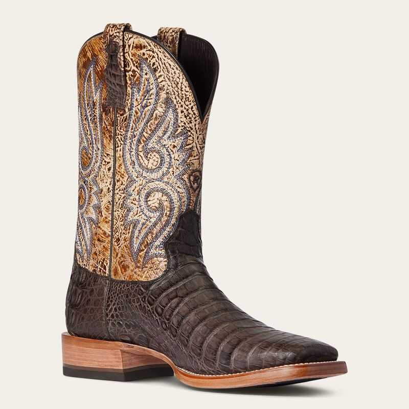 Ariat Relentless Denton Western Boot Chocolate | 634SWDOET