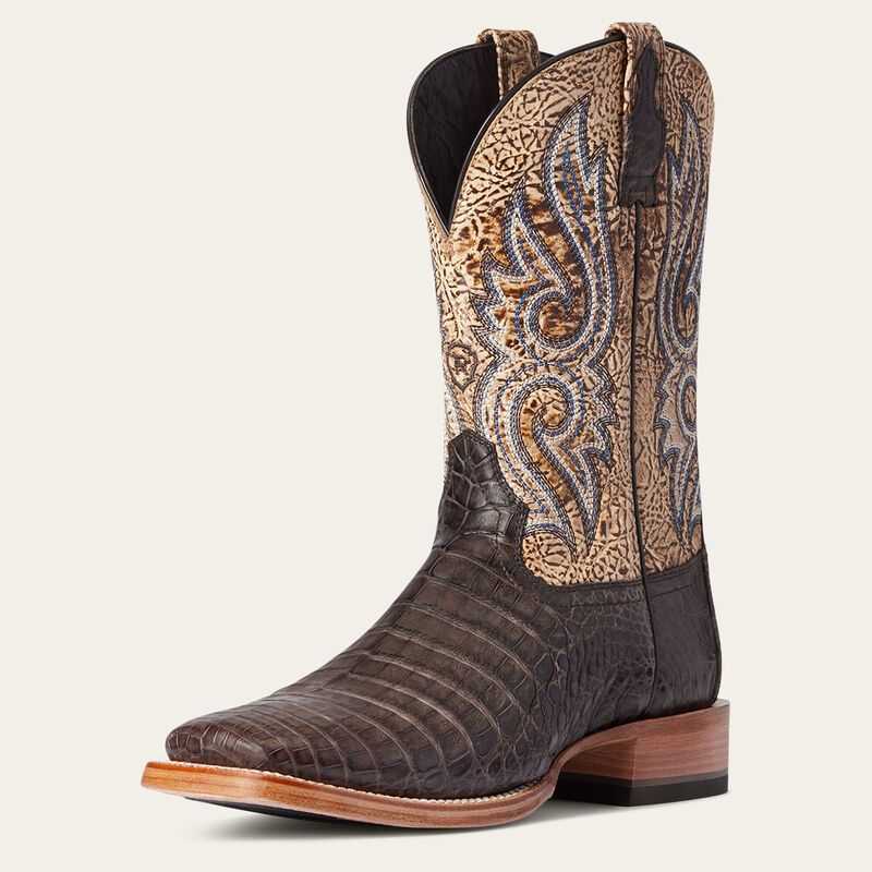 Ariat Relentless Denton Western Boot Chocolate | 634SWDOET