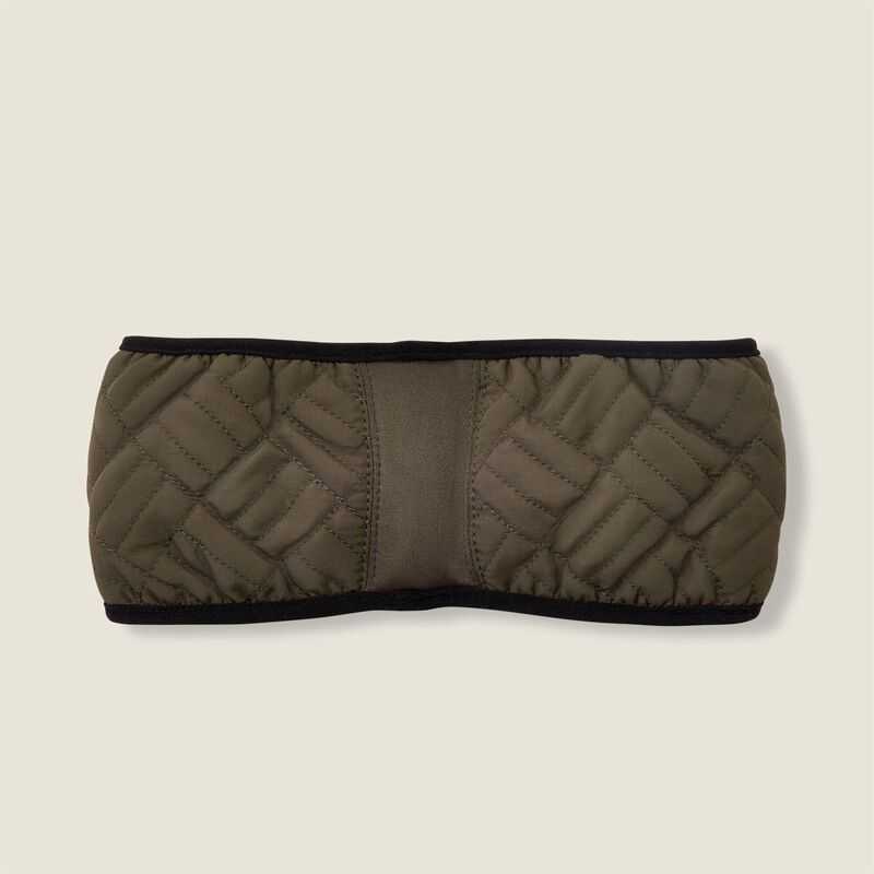 Ariat Reversible Quilted Headband Olive Green | 890MVEFPC