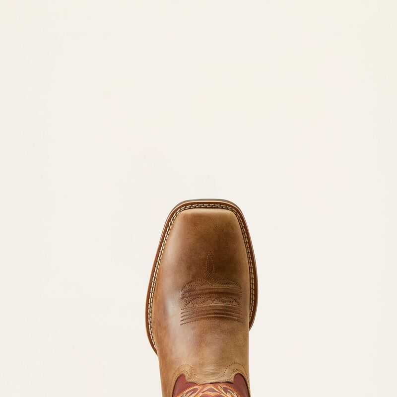 Ariat Ricochet Cowboy Boot Beige / Brown | 634VMKZBL