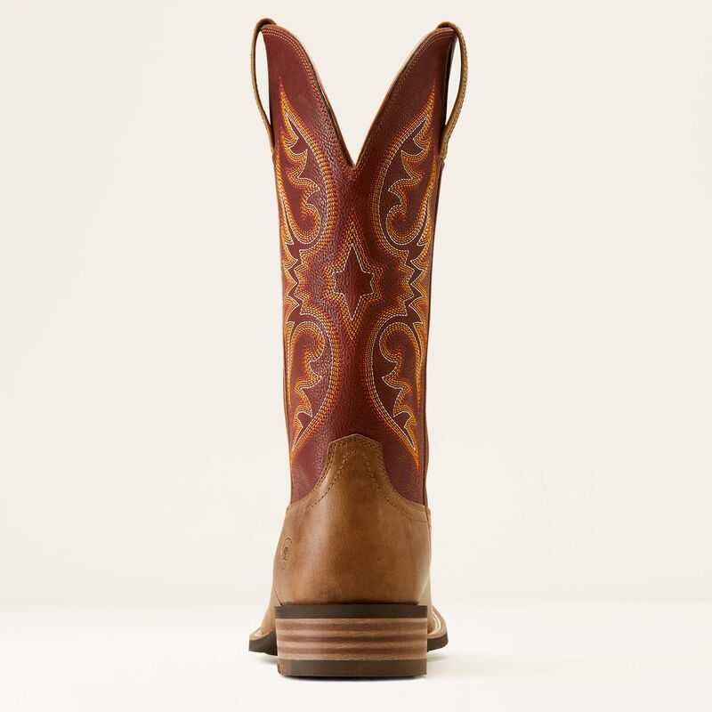 Ariat Ricochet Cowboy Boot Beige / Brown | 634VMKZBL