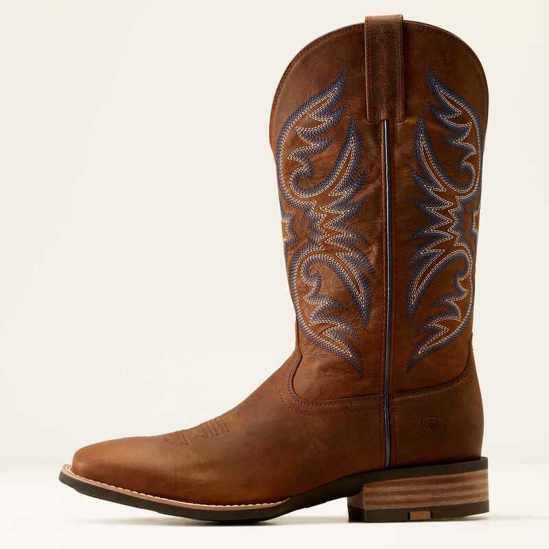 Ariat Ricochet Cowboy Boot Brown | 638LAYQWS