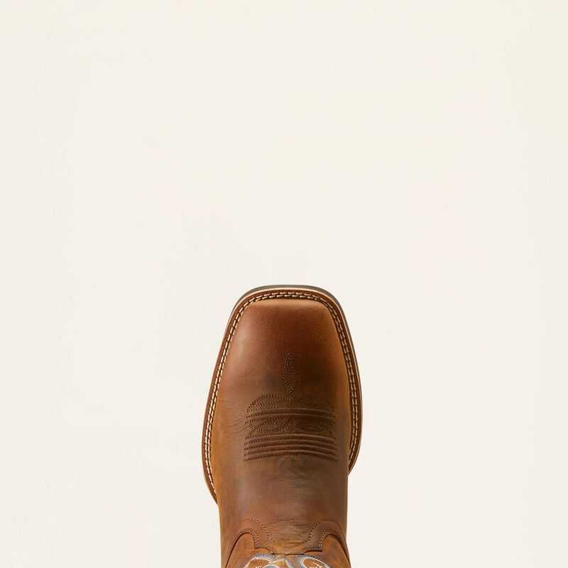 Ariat Ricochet Cowboy Boot Brown | 638LAYQWS