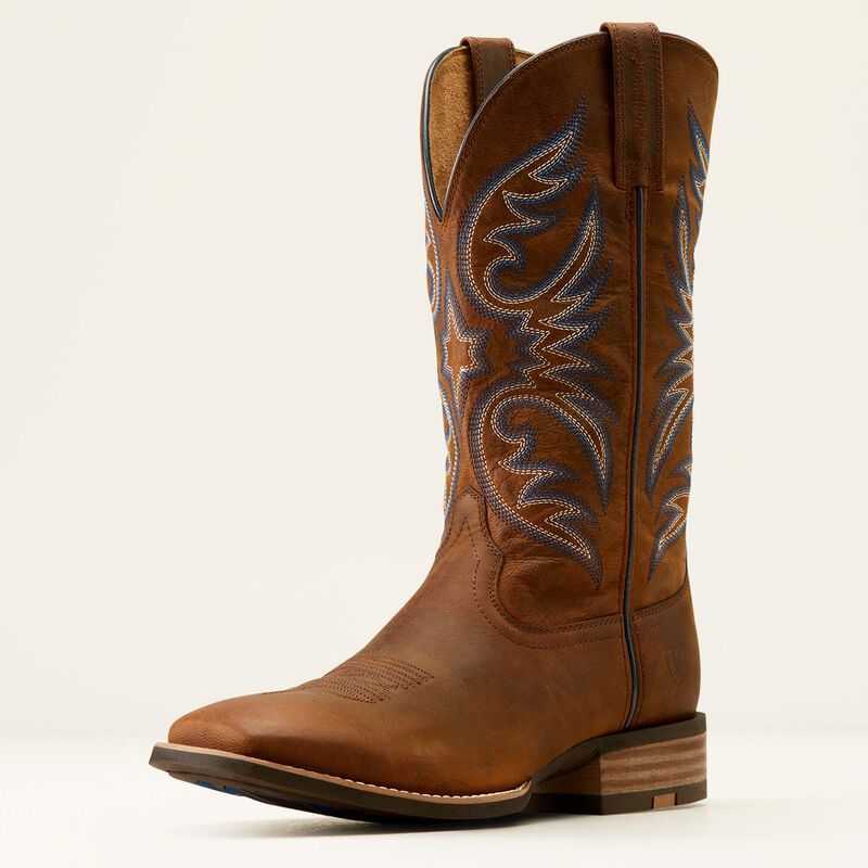 Ariat Ricochet Cowboy Boot Brown | 638LAYQWS