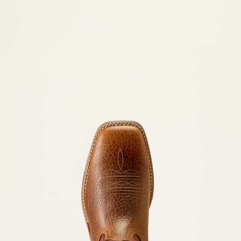 Ariat Ridgeback Cowboy Boot Brown / Orange Red | 542AVYICK