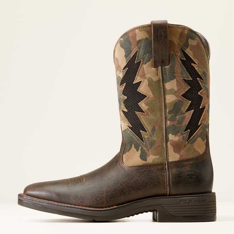 Ariat Ridgeback VentTEK Western Boot Brown | 056WAUCBD