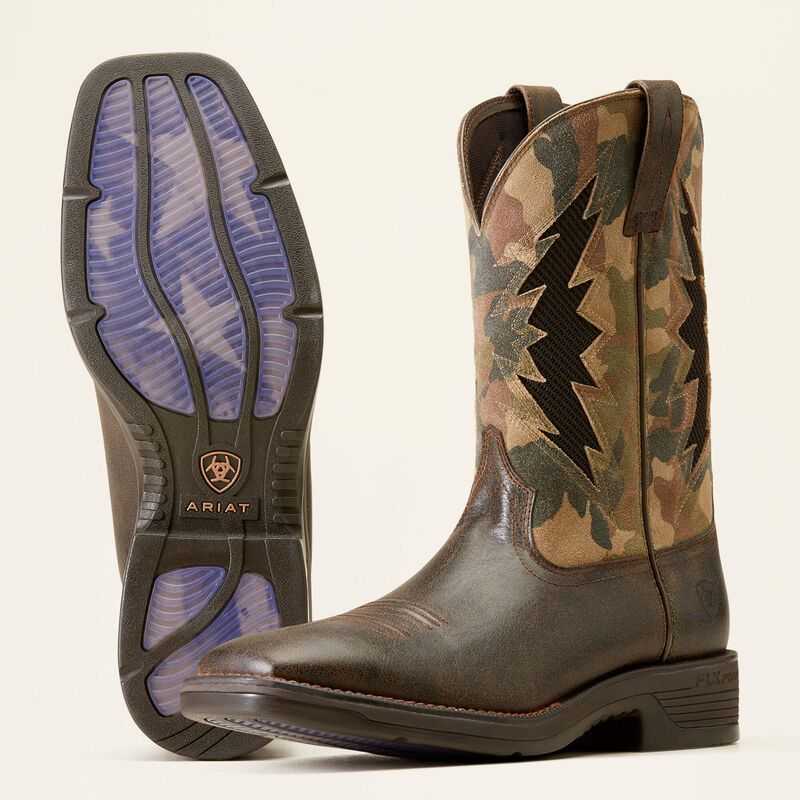 Ariat Ridgeback VentTEK Western Boot Brown | 056WAUCBD