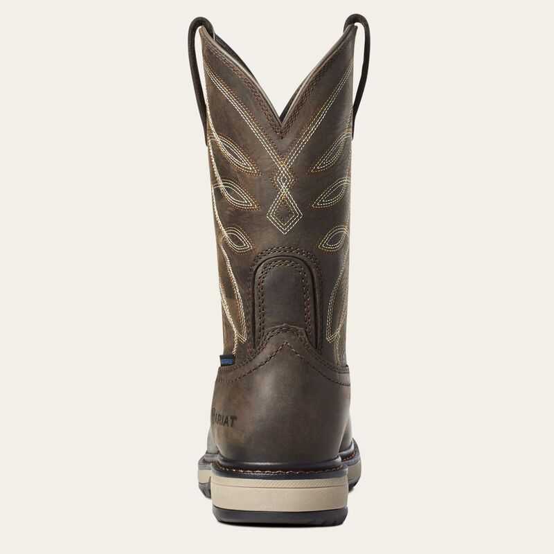 Ariat Riveter CSA Waterproof Composite Toe Work Boot Dark Brown | 029MZYLCB