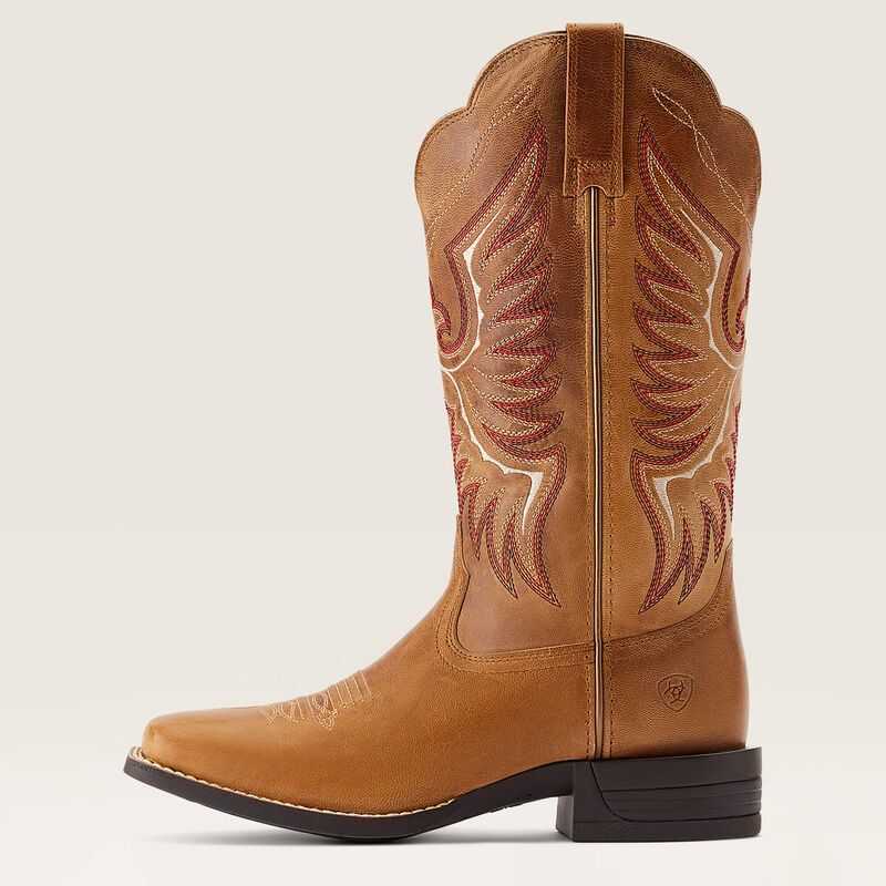 Ariat Rockdale Western Boot Almond Buff | 308SQMIYR