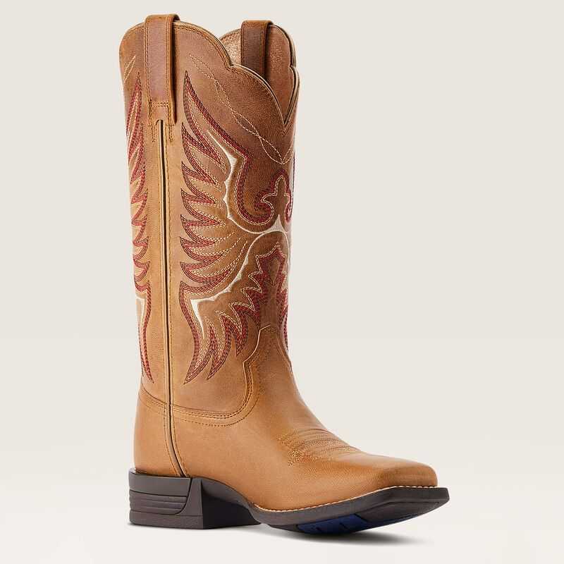 Ariat Rockdale Western Boot Almond Buff | 308SQMIYR