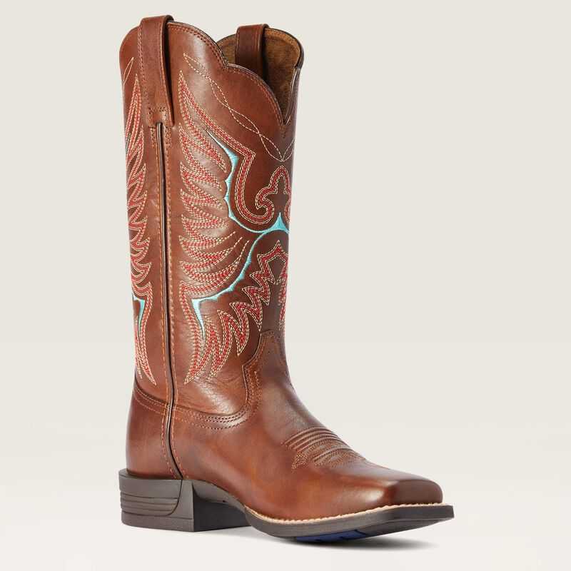 Ariat Rockdale Western Boot Brown | 529YDLFJO