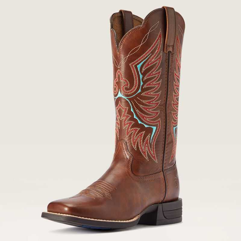 Ariat Rockdale Western Boot Brown | 529YDLFJO