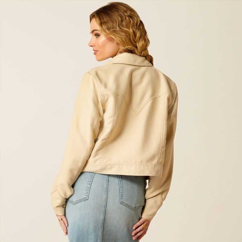 Ariat Rodeo Cropped Jacket Grey | 497VWBSIP