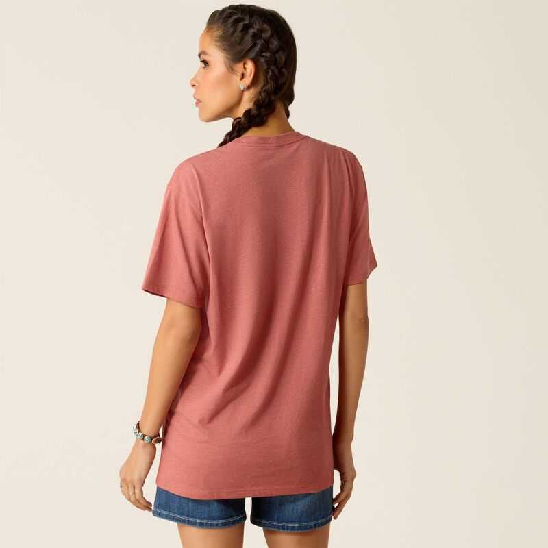 Ariat Rodeo First T-Shirt Red | 463IMWGSY