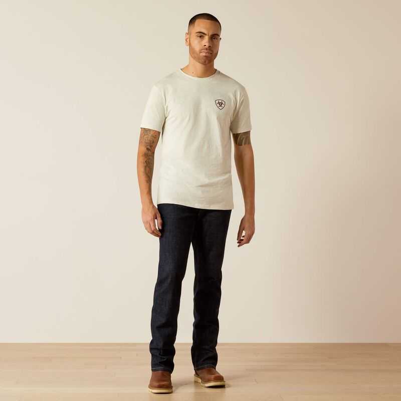 Ariat Rodeo Proud T-Shirt Beige | 864LXVJAS