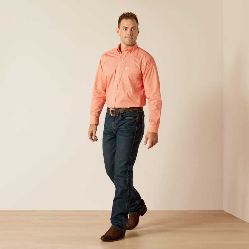 Ariat Rory Classic Fit Shirt Orange | 632EYDQMG