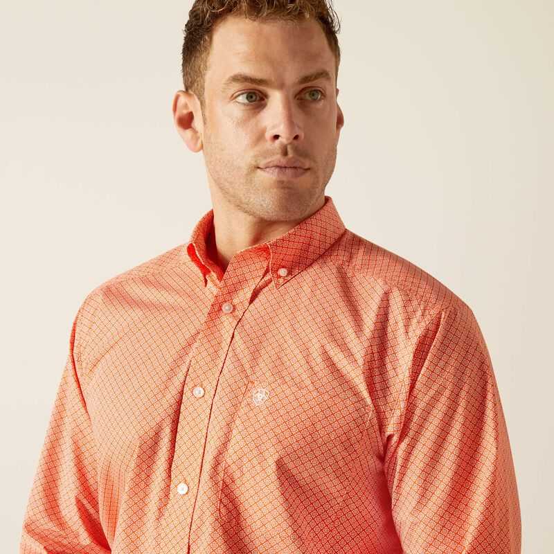 Ariat Rory Classic Fit Shirt Orange | 632EYDQMG