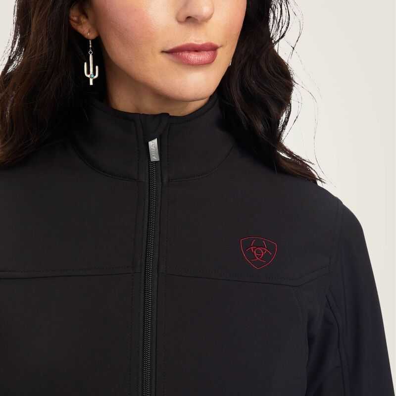 Ariat Rosas Team Softshell Jacket Black | 831SACODH