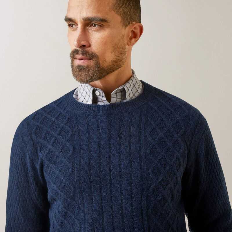 Ariat Ross Sweater Navy | 580MVWNTP