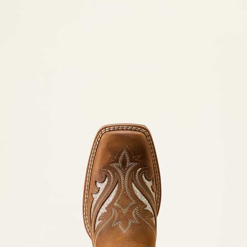 Ariat Round Up Bliss Western Boot Brown | 278DHLNMZ