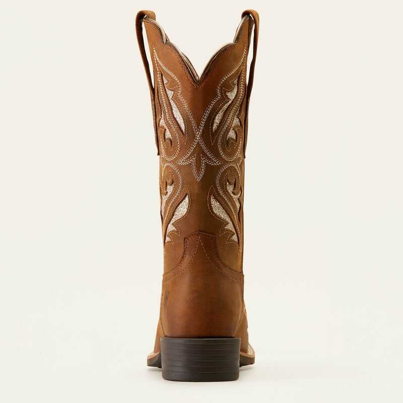 Ariat Round Up Bliss Western Boot Brown | 278DHLNMZ