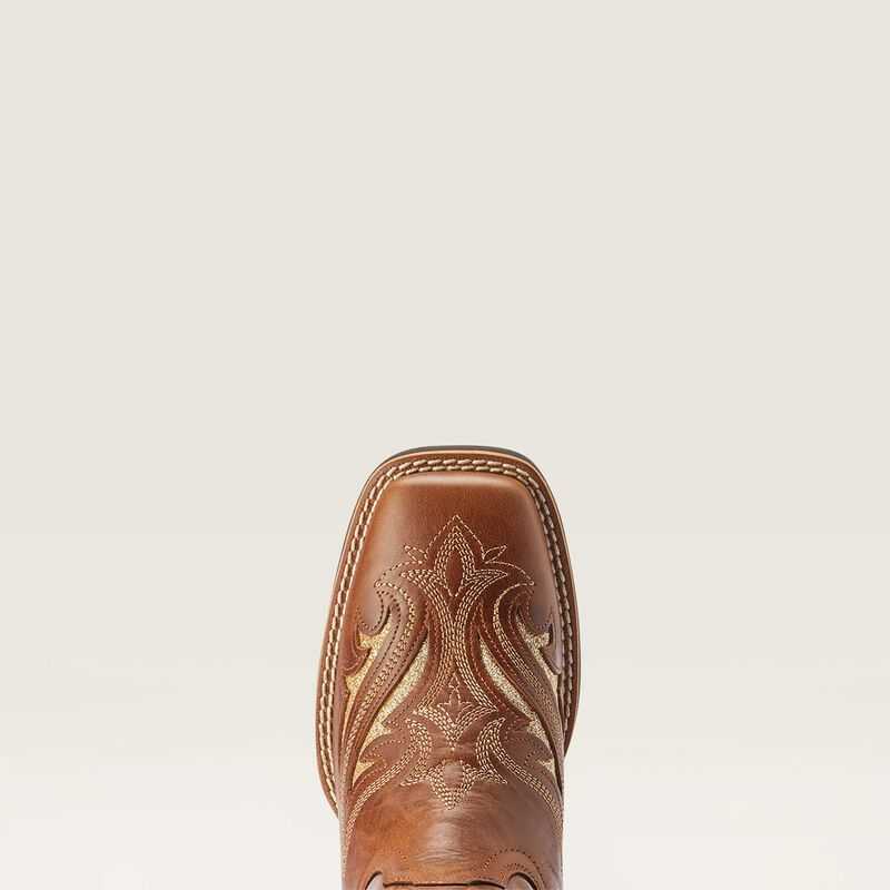 Ariat Round Up Bliss Western Boot Brown | 328BGUKDL