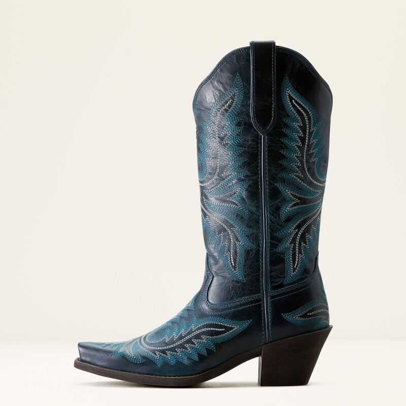 Ariat Round Up Collins Western Boot Blue | 537ICZLVM