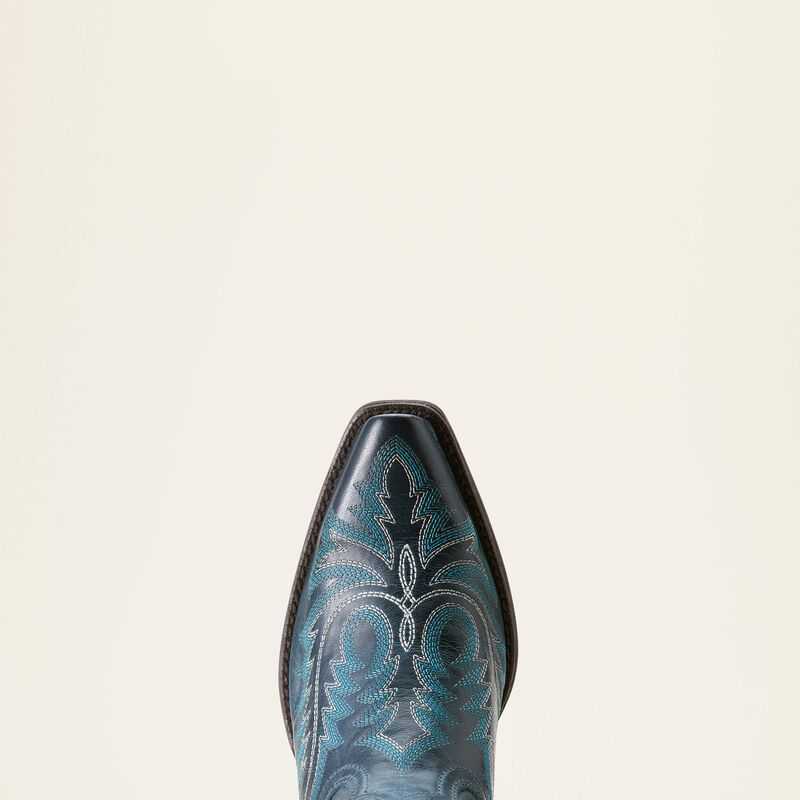 Ariat Round Up Collins Western Boot Blue | 537ICZLVM