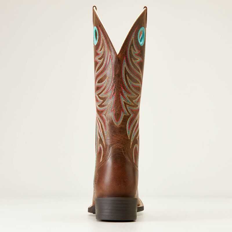 Ariat Round Up Ryder Western Boot Brown | 814ZGXCTP