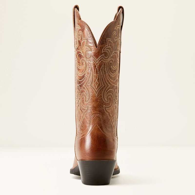 Ariat Round Up Square Toe Western Boot Ready Russet | 316DUHJVM