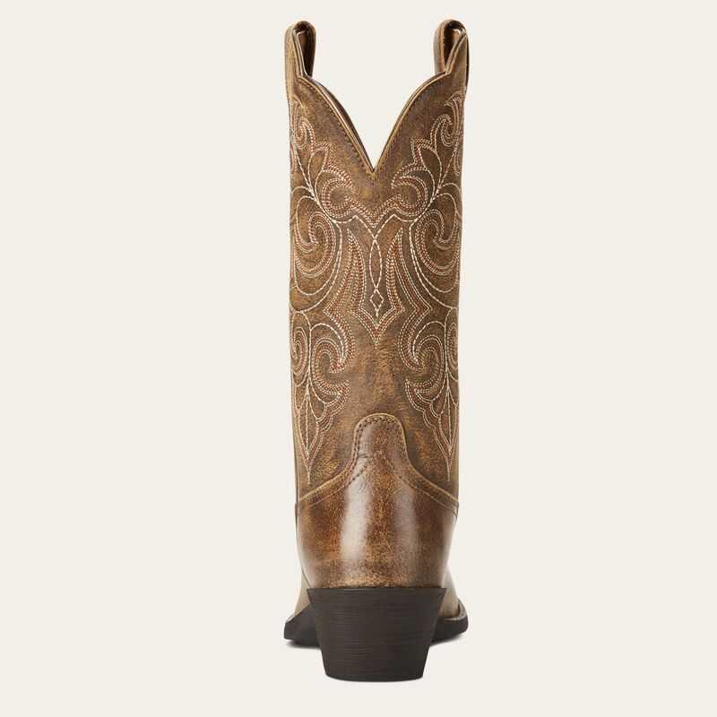 Ariat Round Up Square Toe Western Boot Vintage Bomber | 497UVZEPF