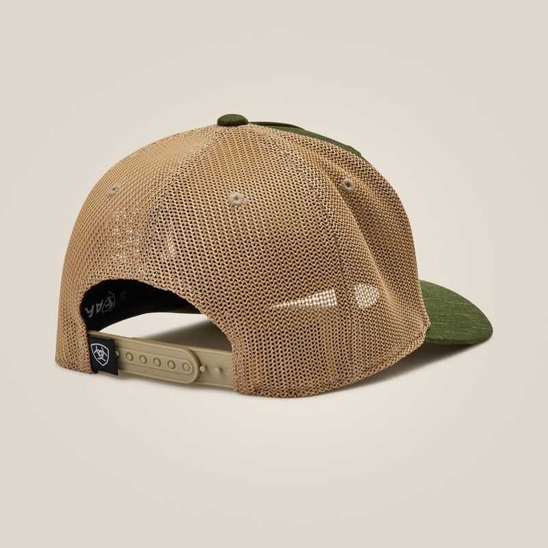 Ariat Round logo patch cap Green | 735BHLOTI