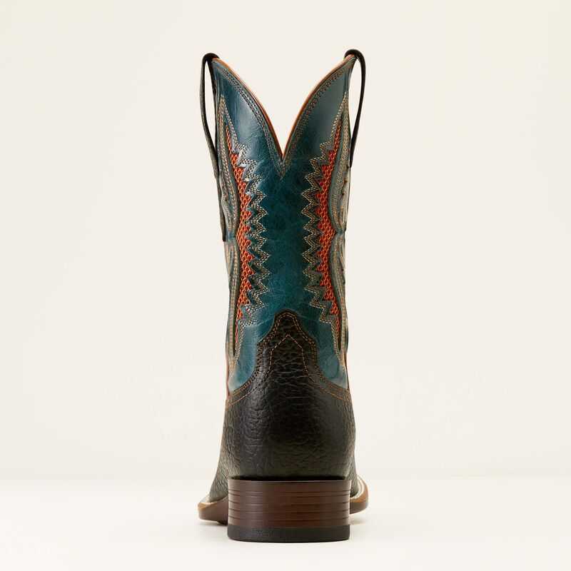 Ariat Rowder VentTEK 360 Cowboy Boot Black / Dark Turquoise | 746CEDISK