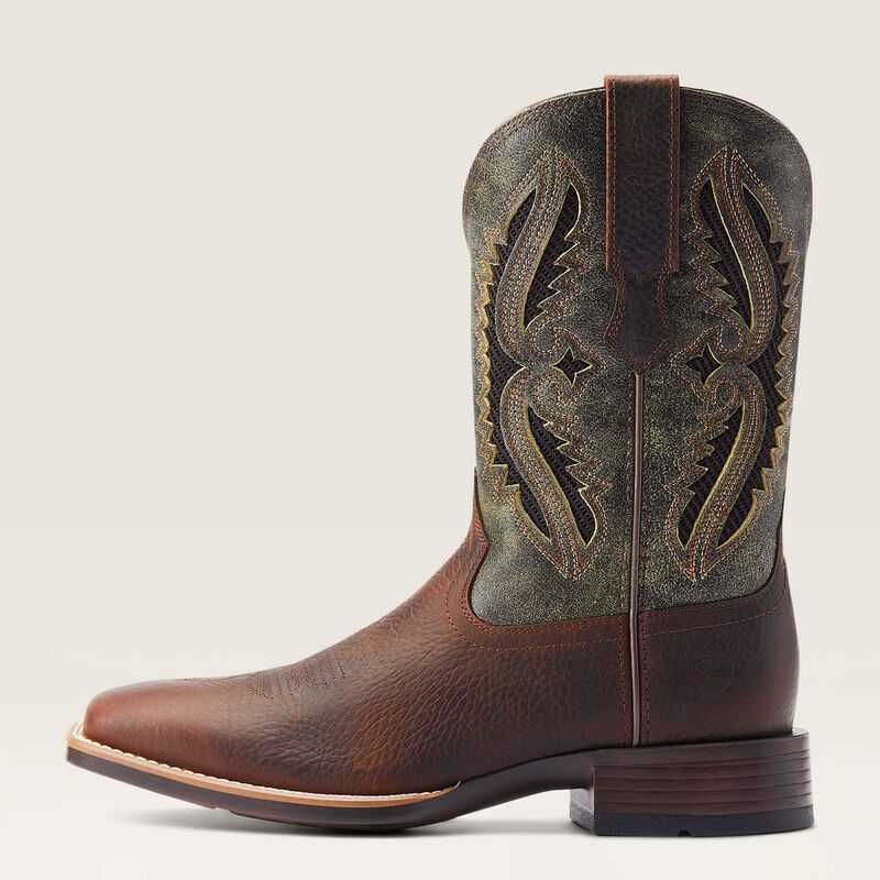 Ariat Rowder VentTEK 360 Cowboy Boot Red | 769PZUTLE