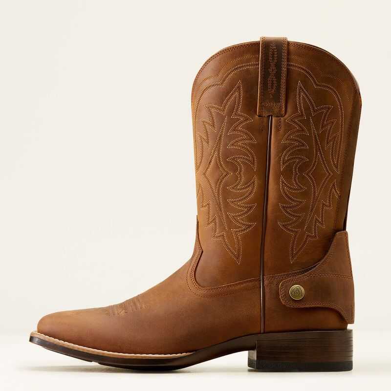 Ariat Ryden Ultra EZ Zip Cowboy Boot Brown | 896BTCWHJ