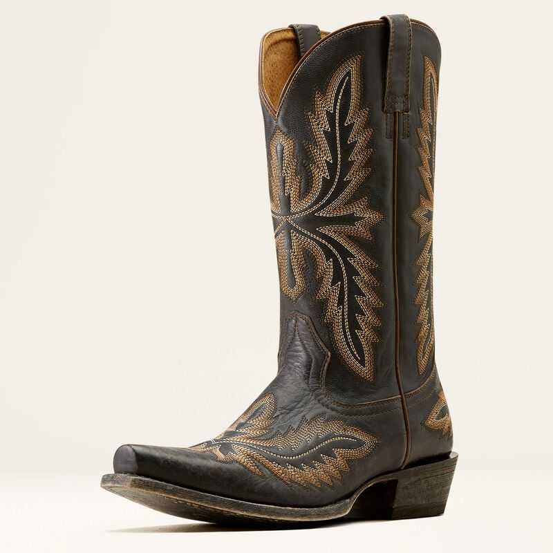 Ariat Ryman Western Boot Black | 780SDQBOG