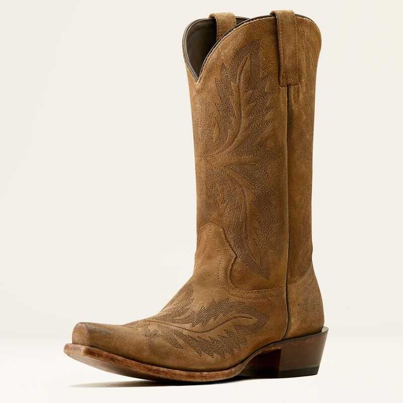 Ariat Ryman Western Boot Dijon Roughout | 698PEXJVM