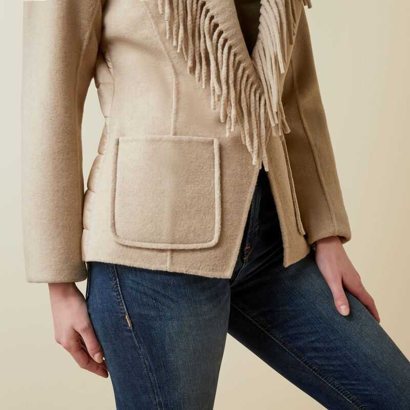 Ariat Sausalito Coat Beige | 235EJRQFU