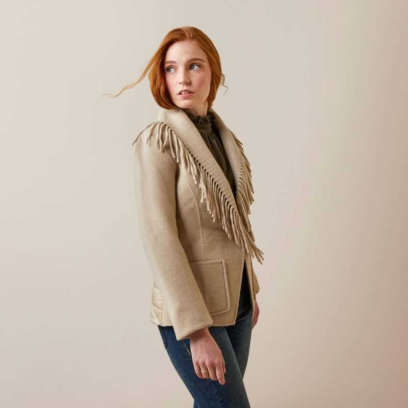 Ariat Sausalito Coat Beige | 235EJRQFU