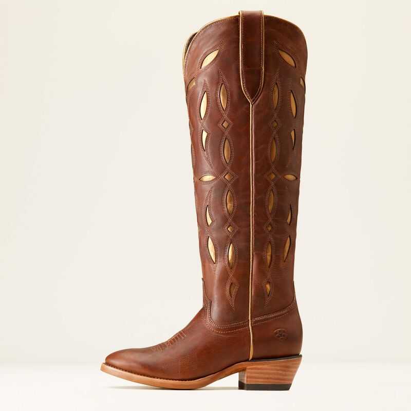 Ariat Saylor StretchFit Western Boot Brown | 105KREODZ