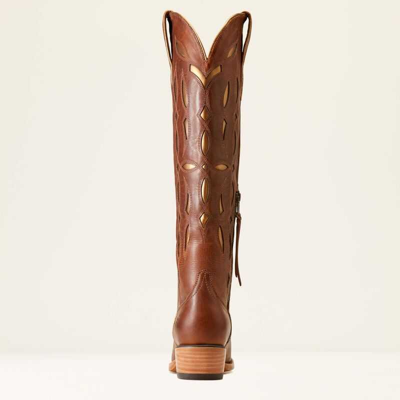 Ariat Saylor StretchFit Western Boot Brown | 105KREODZ