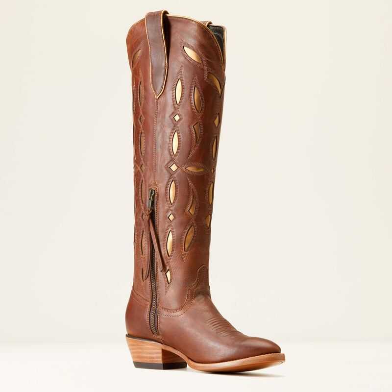 Ariat Saylor StretchFit Western Boot Brown | 105KREODZ