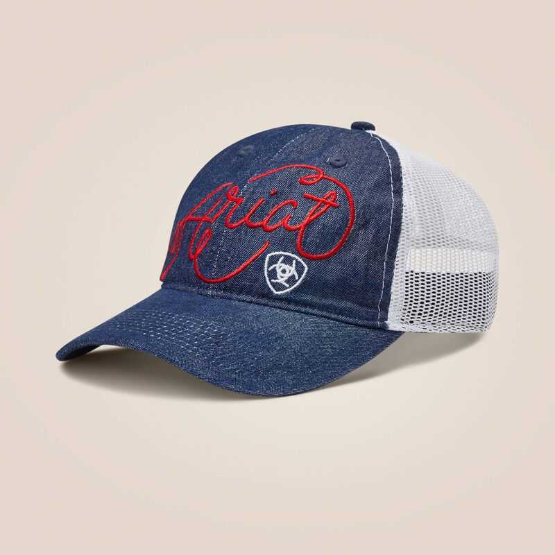 Ariat Script Shield Cap Blue | 782JMGBXI