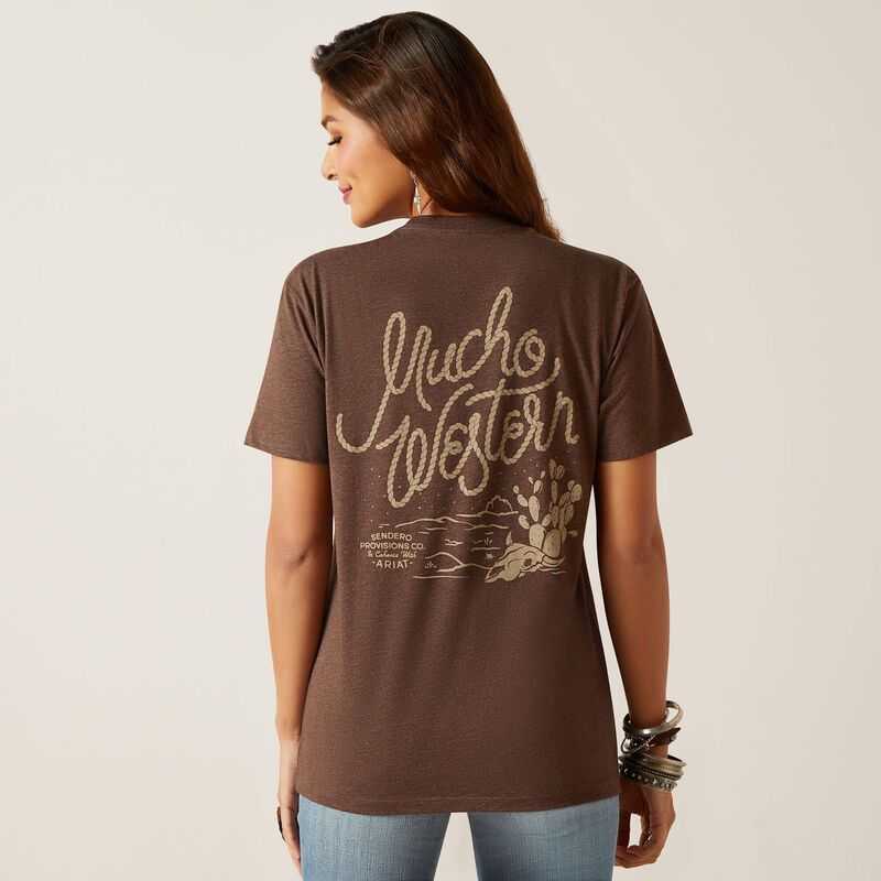 Ariat Sendero Mucho Western T-Shirt Brown | 605BOJHGT