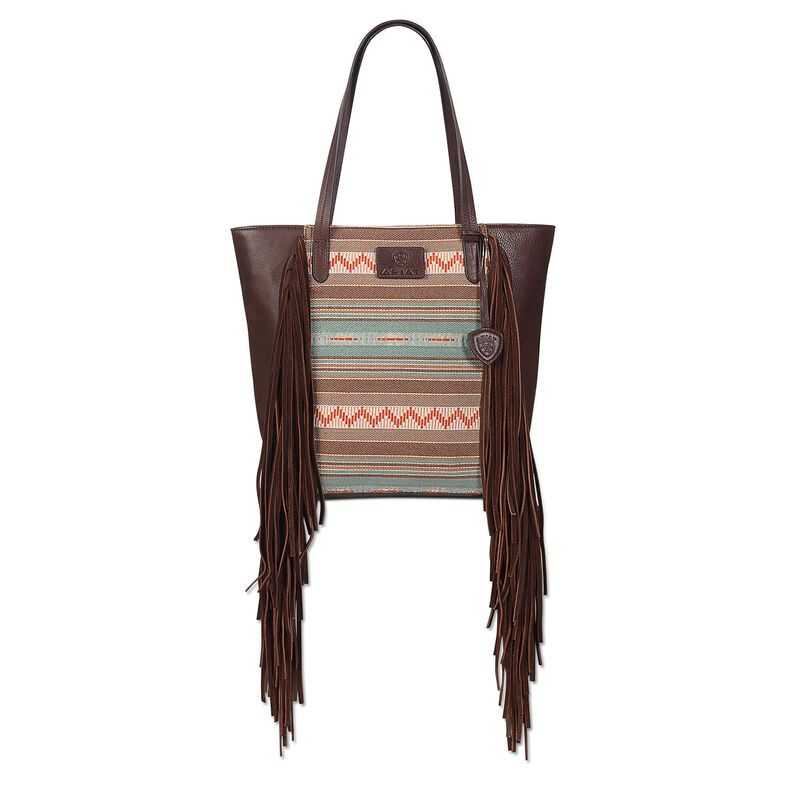 Ariat Serape Large Tote Bag Brown | 815DBONAX