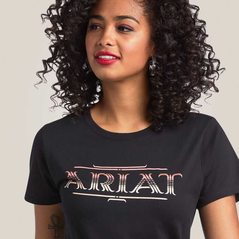 Ariat Serape Style T-Shirt Black | 329ZMGWAX